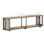 TV-Möbel aus massivem Mangoholz 150x30x40 cm von , TV-Möbel - Ref: Foro24-321958, Preis: 167,86 €, Rabatt: %