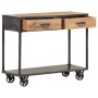 Solid recycled wood console table 90x35x74 cm by , Side tables - Ref: Foro24-323516, Price: 216,87 €, Discount: %