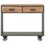 Solid recycled wood console table 90x35x74 cm by , Side tables - Ref: Foro24-323516, Price: 216,87 €, Discount: %