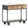 Solid recycled wood console table 90x35x74 cm by , Side tables - Ref: Foro24-323516, Price: 216,87 €, Discount: %