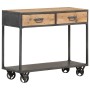 Solid recycled wood console table 90x35x74 cm by , Side tables - Ref: Foro24-323516, Price: 216,87 €, Discount: %