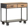 Solid recycled wood console table 90x35x74 cm by , Side tables - Ref: Foro24-323516, Price: 216,87 €, Discount: %