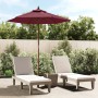 Sombrilla de jardín con poste de madera rojo burdeos 196x231 cm de , Sombrillas - Ref: Foro24-363163, Precio: 57,77 €