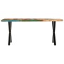 Solid recycled wood dining table 180x90x76 cm by , Kitchen and dining tables - Ref: Foro24-283774, Price: 428,98 €, Discount: %