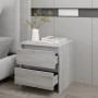 Sonoma grauer Nachttisch aus Holzwerkstoff 45x34,5x44,5cm von , Nachttische - Ref: Foro24-813040, Preis: 43,62 €, Rabatt: %