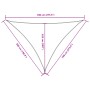 Braunes dreieckiges Segelvorzelt aus Oxford-Stoff 5x7x7 m von , Sonnenschirme - Ref: Foro24-135842, Preis: 49,79 €, Rabatt: %