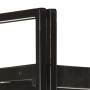 3-stöckiges Bücherregal aus massivem Mangoholz schwarz 60x30x80cm von , Bücherregale und Regale - Ref: Foro24-320626, Preis: ...