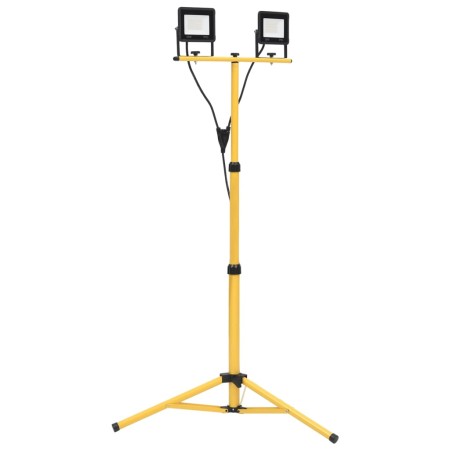 LED spotlight with tripod 2x30 W warm white by , Spotlights and reflectors - Ref: Foro24-149655, Price: 65,04 €, Discount: %