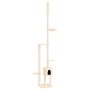 Vom Boden bis zur Decke reichender Katzenkratzbaum creme 258,5-284,5 cm von , Katzenmöbel - Ref: Foro24-171717, Preis: 82,96 ...