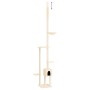 Vom Boden bis zur Decke reichender Katzenkratzbaum creme 258,5-284,5 cm von , Katzenmöbel - Ref: Foro24-171717, Preis: 82,96 ...