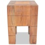 Hocker aus massivem Mahagoniholz von , Klapphocker und Stühle - Ref: Foro24-244502, Preis: 69,44 €, Rabatt: %