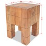 Hocker aus massivem Mahagoniholz von , Klapphocker und Stühle - Ref: Foro24-244502, Preis: 69,44 €, Rabatt: %