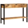 Sideboard with 3 drawers solid mango wood 110x35x75 cm by , Sideboards - Ref: Foro24-247406, Price: 189,93 €, Discount: %