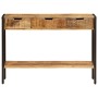 Sideboard with 3 drawers solid mango wood 110x35x75 cm by , Sideboards - Ref: Foro24-247406, Price: 189,93 €, Discount: %