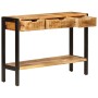 Sideboard with 3 drawers solid mango wood 110x35x75 cm by , Sideboards - Ref: Foro24-247406, Price: 189,93 €, Discount: %