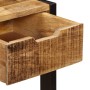 Sideboard with 3 drawers solid mango wood 110x35x75 cm by , Sideboards - Ref: Foro24-247406, Price: 189,93 €, Discount: %