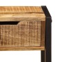 Sideboard with 3 drawers solid mango wood 110x35x75 cm by , Sideboards - Ref: Foro24-247406, Price: 189,93 €, Discount: %