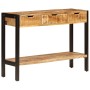 Sideboard with 3 drawers solid mango wood 110x35x75 cm by , Sideboards - Ref: Foro24-247406, Price: 189,93 €, Discount: %