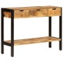 Sideboard with 3 drawers solid mango wood 110x35x75 cm by , Sideboards - Ref: Foro24-247406, Price: 189,93 €, Discount: %