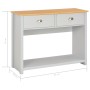 Mesa consola gris 97x35x76 cm de , Mesas auxiliares - Ref: Foro24-283741, Precio: 63,54 €, Descuento: %