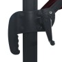 Cantilever garden umbrella with burgundy red LED lights 400x300 cm by , Umbrellas - Ref: Foro24-312318, Price: 339,74 €, Disc...