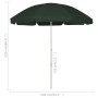 Grüner Sonnenschirm 240 cm von , Sonnenschirme - Ref: Foro24-314705, Preis: 32,11 €, Rabatt: %