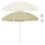Sombrilla de playa amarillo arena 300 cm de , Sombrillas - Ref: Foro24-314707, Precio: 41,31 €, Descuento: %