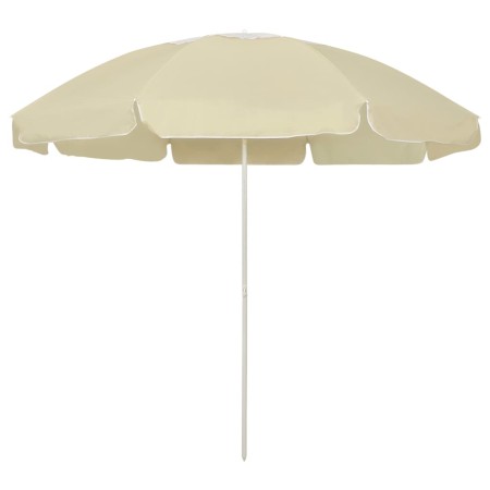 Sonnenschirm aus gelbem Sand 240 cm von , Sonnenschirme - Ref: Foro24-314711, Preis: 23,63 €, Rabatt: %