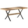 Rough mango wood dining table 160x80x76 cm by , Kitchen and dining tables - Ref: Foro24-321608, Price: 267,48 €, Discount: %