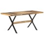 Esstisch aus rohem Mangoholz 160x80x76 cm von , Küchen- und Esstische - Ref: Foro24-321608, Preis: 267,59 €, Rabatt: %