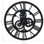 Black acrylic wall clock 30 cm by , Wall clocks - Ref: Foro24-325168, Price: 30,42 €, Discount: %
