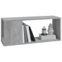 TV-Möbel Sperrholz Beton grau 80x24x32 cm von , TV-Möbel - Ref: Foro24-809111, Preis: 29,42 €, Rabatt: %