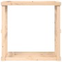 Brennholzhalter aus massiver Kiefer für den Außenbereich 108x52x106 cm von , Brennholztaschen und -halter - Ref: Foro24-82262...