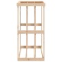 Brennholzhalter aus massiver Kiefer für den Außenbereich 108x52x106 cm von , Brennholztaschen und -halter - Ref: Foro24-82262...