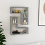 Wandregal 2 Stück Sperrholz Sonoma grau 50x15x50cm von , Regale und Regale - Ref: Foro24-826642, Preis: 27,79 €, Rabatt: %