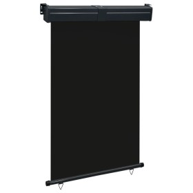 Toldo lateral de balcón negro 125x250 cm by , Umbrellas - Ref: Foro24-48418, Price: 64,64 €, Discount: %