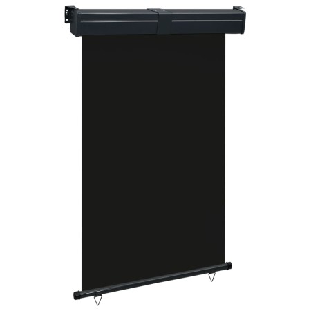 Toldo lateral de balcón negro 125x250 cm by , Umbrellas - Ref: Foro24-48418, Price: 64,64 €, Discount: %