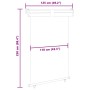 Toldo lateral de balcón negro 125x250 cm by , Umbrellas - Ref: Foro24-48418, Price: 64,64 €, Discount: %