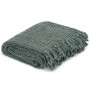 Dark green cotton blanket 160x210 cm by , Blankets - Ref: Foro24-133759, Price: 41,67 €, Discount: %