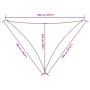 Yellow Oxford fabric triangular sail awning 5x7x7 m by , Umbrellas - Ref: Foro24-135622, Price: 56,71 €, Discount: %