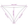 Red Oxford fabric triangular sail awning 4x5x5 m by , Umbrellas - Ref: Foro24-135674, Price: 32,08 €, Discount: %