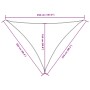 Triangular sail awning Oxford fabric orange 2.5x2.5x3.5 m by , Umbrellas - Ref: Foro24-135719, Price: 22,60 €, Discount: %