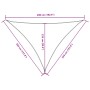 Triangular sail awning Oxford fabric orange 3.5x3.5x4.9 m by , Umbrellas - Ref: Foro24-135725, Price: 28,73 €, Discount: %