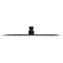Regenduschkopf Regeneffekt Edelstahl rund schwarz 30 cm von , Duschköpfe - Ref: Foro24-147692, Preis: 29,33 €, Rabatt: %