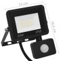 LED-Strahler mit 20 W Kaltweißsensor von , Strahler und Reflektoren - Ref: Foro24-149629, Preis: 22,06 €, Rabatt: %