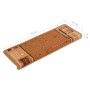 Selbstklebende Treppenmatten 5 Stück beige 65x21x4cm von , Treppenmatten - Ref: Foro24-149840, Preis: 33,09 €, Rabatt: %