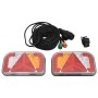 Anhängerleuchten 2 Stück rote LED-Lampe 24x5x14,5 cm 12V von , Leuchten für Kraftfahrzeuge - Ref: Foro24-152899, Preis: 98,72...