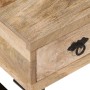 Mesa de centro con 3 cajones madera maciza de mango 90x50x35 cm by , Coffee table - Ref: Foro24-244942, Price: 223,43 €, Disc...