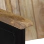 Banco de 2 plazas de madera maciza de mango y acero | Foro24.es | Tu tienda online para hogar, jardín y más Foro24.es