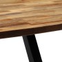 Oval coffee table made of solid recycled teak 120x60x30 cm by , Coffee table - Ref: Foro24-245417, Price: 161,58 €, Discount: %